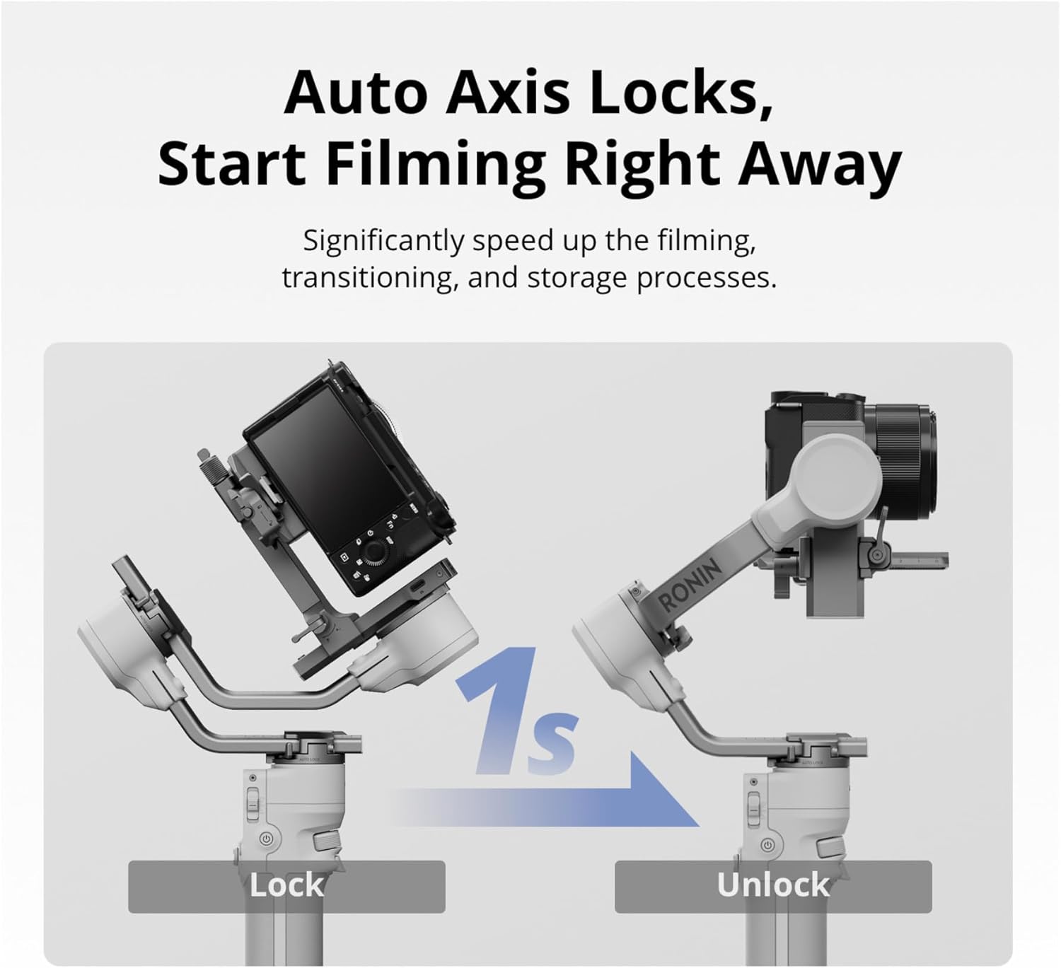 DJI RS 4 Mini Combo Gimbal Stabilizer for Cameras with Auto Axis Locks and Stabilizer Carrying Case Bundle (2 Items)