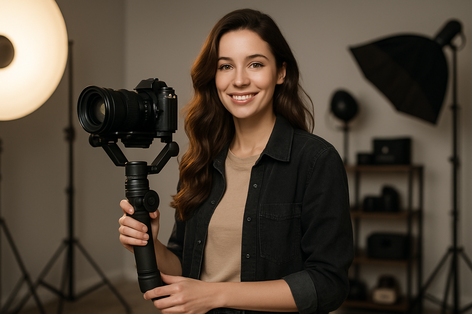 gimbal & beatyful girl